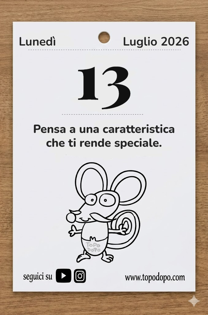 Calendario lunedì 13 luglio 2026